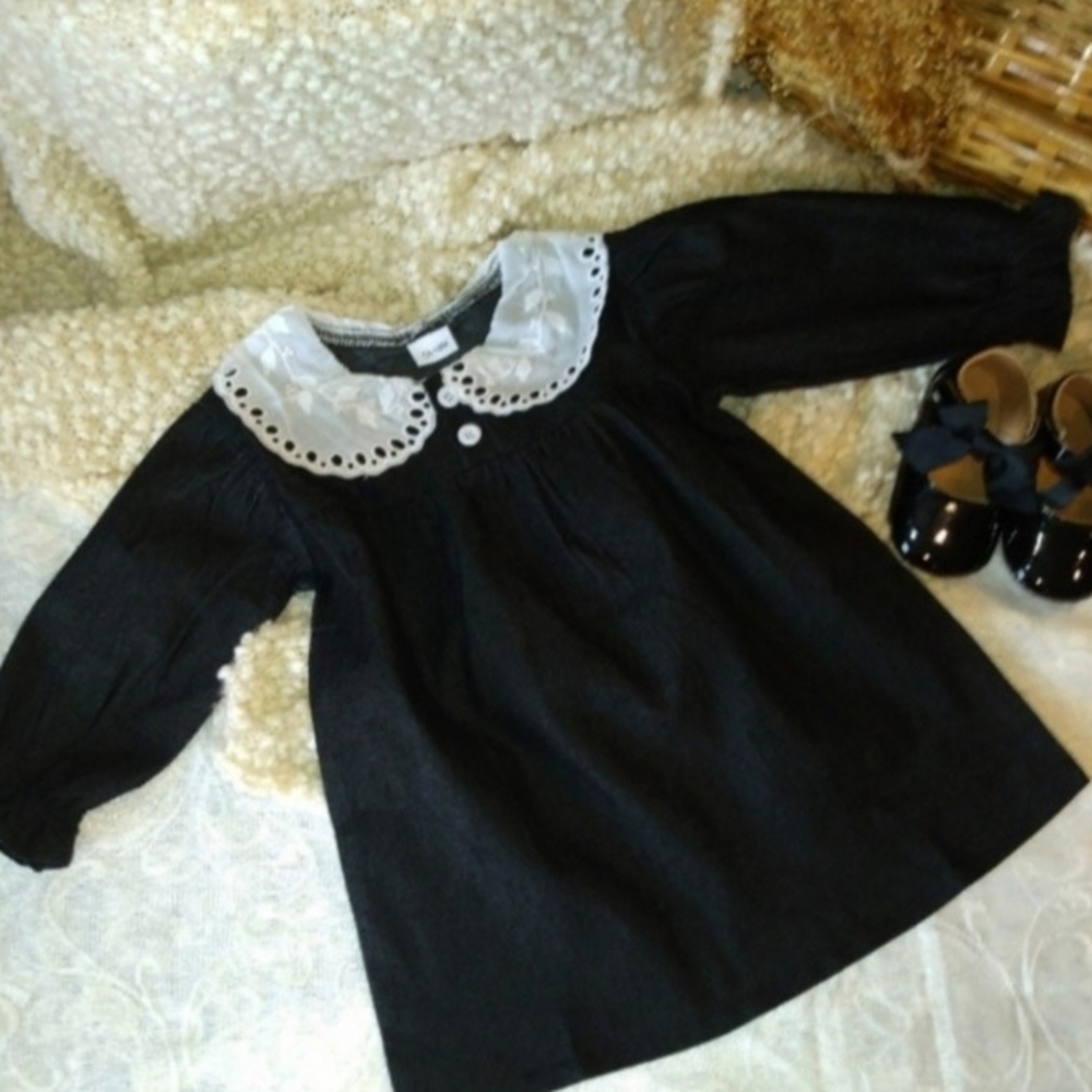 Elegant Black Kids Formal Dress